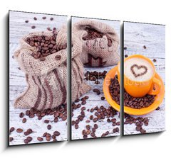 Obraz   frischer Kaffee, 105 x 70 cm