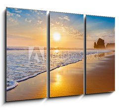 Obraz   sunset ocean, 105 x 70 cm