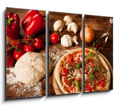 Obraz 3D tdln - 105 x 70 cm F_BB43301988 - Pizza