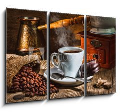 Obraz 3D tdln - 105 x 70 cm F_BB43479820 - grinder and other accessories for the coffee