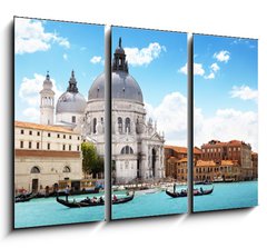 Obraz 3D tdln - 105 x 70 cm F_BB43614176 - Grand Canal and Basilica Santa Maria della Salute, Venice, Italy