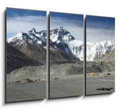 Obraz 3D tdln - 105 x 70 cm F_BB44073092 - Mount Everest- Base Camp I (Tibetian side)
