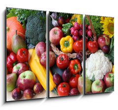 Obraz 3D tdln - 105 x 70 cm F_BB44492471 - Vegetable stall