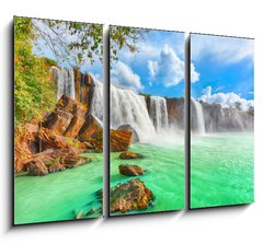 Obraz 3D tdln - 105 x 70 cm F_BB44671332 - Dry Nur waterfall