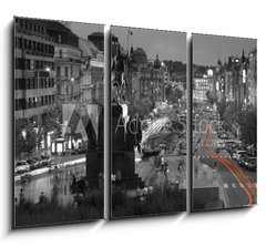 Obraz 3D tdln - 105 x 70 cm F_BB45205966 - The Wenceslas Square, Prague