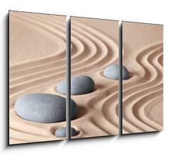 Obraz 3D tdln - 105 x 70 cm F_BB45372209 - zen garden stones - zen zahradn kameny