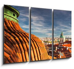 Obraz 3D tdln - 105 x 70 cm F_BB45920118 - View from Prague Castle on the autumn Prague