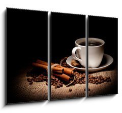 Obraz 3D tdln - 105 x 70 cm F_BB46057733 - cup of cofee - lek kvy