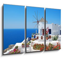 Obraz   Traditional architecture of Oia village at Santorini island in G, 105 x 70 cm