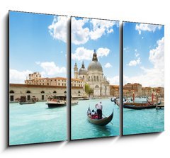 Obraz 3D tdln - 105 x 70 cm F_BB46564077 - Grand Canal and Basilica Santa Maria della Salute, Venice, Italy