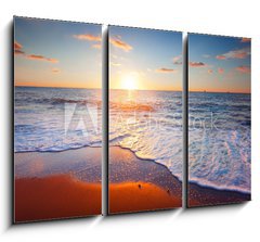 Obraz 3D tdln - 105 x 70 cm F_BB47125419 - sunset and sea