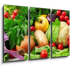 Obraz 3D tdln - 105 x 70 cm F_BB47250215 - fresh fruits and vegetables - erstv ovoce a zeleninu