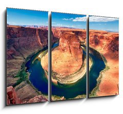 Obraz 3D tdln - 105 x 70 cm F_BB48151929 - panoramic view of Horseshoe Bend