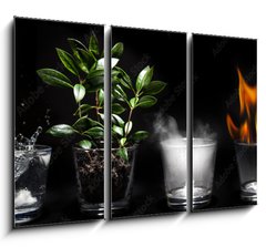 Obraz 3D tdln - 105 x 70 cm F_BB49639277 - Elments de la nature