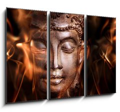 Obraz 3D tdln - 105 x 70 cm F_BB49760731 - Statue de Bouddha