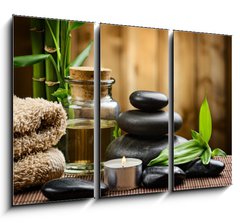 Obraz 3D třídílný - 105 x 70 cm F_BB51807752 - spa concept