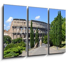 Obraz   Parco di Colle Oppio  Via della Domus Aurea, 105 x 70 cm