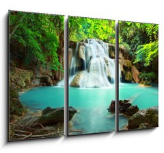 Obraz 3D tdln - 105 x 70 cm F_BB54325516 - Huay mae kamin waterfall