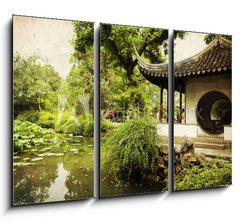 Obraz   Chinese traditional garden  Suzhou  China, 105 x 70 cm