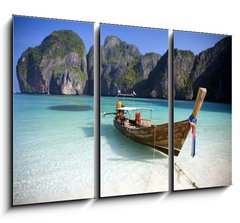 Obraz 3D tdln - 105 x 70 cm F_BB5876795 -  Maya Bay, Koh Phi Phi Ley, Thailand. - Maya Bay, Koh Phi Phi Ley, Thajsko.