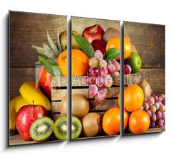 Obraz 3D tdln - 105 x 70 cm F_BB59973409 - fresh fruits