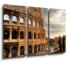 Obraz 3D tdln - 105 x 70 cm F_BB6100575 - Roma, Colosseo