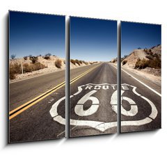 Obraz 3D tdln - 105 x 70 cm F_BB61077267 - Famous Route 66