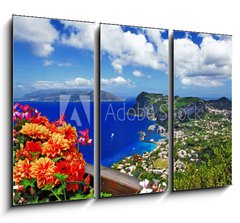Obraz 3D tdln - 105 x 70 cm F_BB62746100 - beautiful Capri island - Italian travel series - krsn ostrov Capri