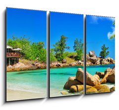 Obraz   luxury tropical holidays  Seychelles islands, 105 x 70 cm