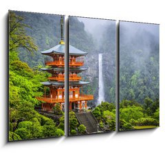 Obraz 3D tdln - 105 x 70 cm F_BB64270219 - Nachi, Japan at Kumano Nachi Taisha Shrine and Waterfall