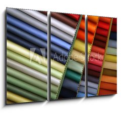 Obraz 3D tdln - 105 x 70 cm F_BB6463805 - Color samples of a fabric in shop