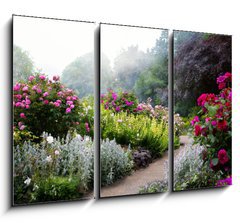 Obraz 3D tdln - 105 x 70 cm F_BB64687273 - Art flowers in the morning in an English park