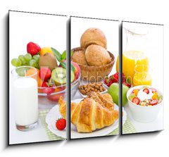Obraz 3D tdln - 105 x 70 cm F_BB65198170 - Healthy breakfast on the table