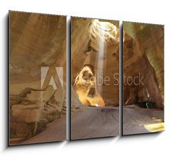 Obraz   Clay huge caves beautifully illuminated, 105 x 70 cm