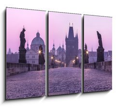 Obraz 3D tdln - 105 x 70 cm F_BB65732979 - Karlov Bridge
