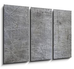 Obraz 3D tdln - 105 x 70 cm F_BB66995000 - Scratched metal texture - Pokrban kov textury