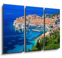 Obraz   A panoramic view of the walled city, Dubrovnik Croatia, 105 x 70 cm