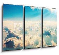 Obraz   Blue clouds and sky, 105 x 70 cm