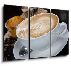 Obraz 3D tdln - 105 x 70 cm F_BB7254216 - Painted Coffee