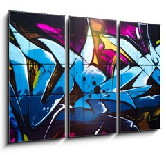 Obraz   Street art graffiti, 105 x 70 cm