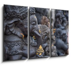 Obraz 3D tdln - 105 x 70 cm F_BB73288133 - statue of ganesha in bali, indonesia - socha ganesha na bali, indonsie