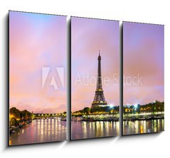 Obraz   Paris cityscape with Eiffel tower, 105 x 70 cm