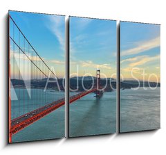 Obraz 3D tdln - 105 x 70 cm F_BB73939513 - Golden Gate Bridge