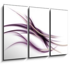 Obraz 3D tdln - 105 x 70 cm F_BB74921827 - abstrakcyjne fale
