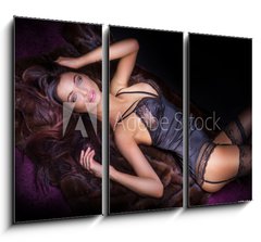 Obraz 3D tdln - 105 x 70 cm F_BB75491128 - Sexy woman with perfect body.