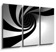Obraz 3D tdln - 105 x 70 cm F_BB7574008 - Abstract spiral