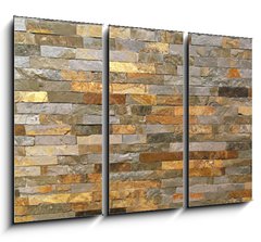 Obraz 3D tdln - 105 x 70 cm F_BB75744500 - Stone tiles