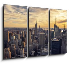 Obraz   Sunset on Manhattan, 105 x 70 cm