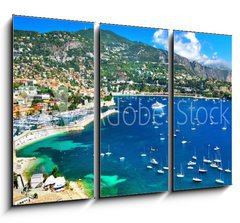 Obraz   azure coast of France  panoramic view of Nice, 105 x 70 cm