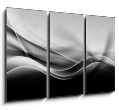 Obraz 3D tdln - 105 x 70 cm F_BB84964363 - Black White Design Abstract